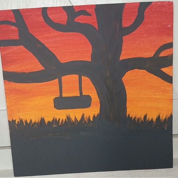 Pastel handmade art painting paintings on a 8/10 canvas. Great gift! - Picture 2 of 2